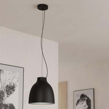 Eglo - Chandelier on a string 1xE27/40W/230V black