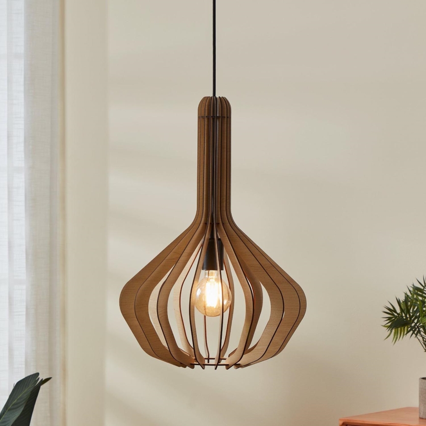 Eglo - Chandelier on a string 1xE27/40W/230V d. 38 cm beige