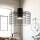 Eglo - Chandelier on a string 1xE27/40W/230V d. 38 cm black