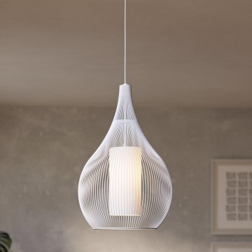 Eglo - Chandelier on a string 1xE27/40W/230V white