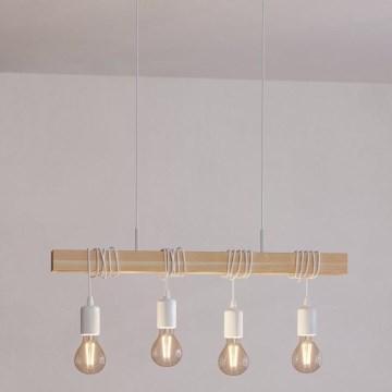 Eglo - Chandelier on a string 4xE27/60W/230V - FSC certified