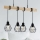 Eglo - Chandelier on a string 4xE27/60W/230V - FSC certified