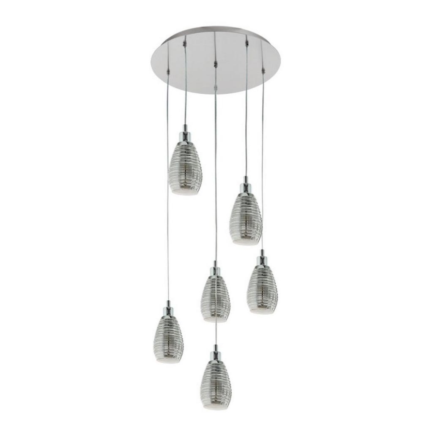 Eglo - Chandelier on a string 6xE27/60W/230V