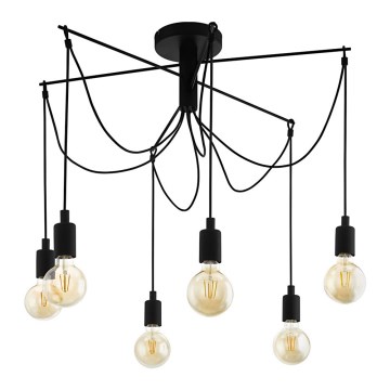 Eglo - Chandelier on a string 6xE27/60W/230V