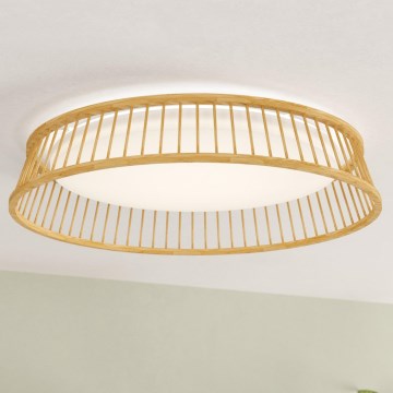 Eglo - LED Ceiling light LED/20W/230V brown