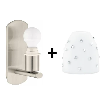 Eglo - LED Wall light MY CHOICE 1xE14/4W/230V chrome/white