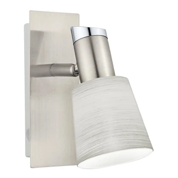 Eglo - LED Wall spotlight MY CHOICE 1xE14/4W/230V chrome/creamy