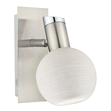 Eglo - LED Wall spotlight MY CHOICE 1xE14/4W/230V chrome/white