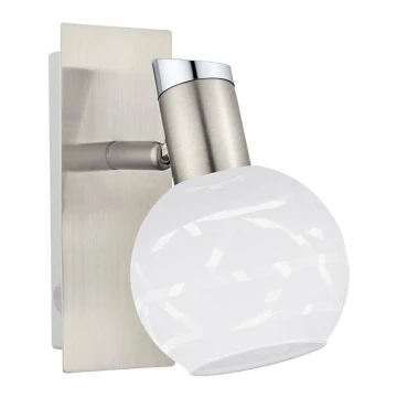 Eglo - LED Wall spotlight MY CHOICE 1xE14/4W/230V chrome/white