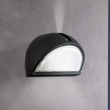 Eglo - Outdoor wall light 1xE27/60W black