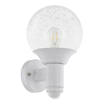 Eglo - Outdoor wall light with a sensor 1xE27/28W/230V IP44