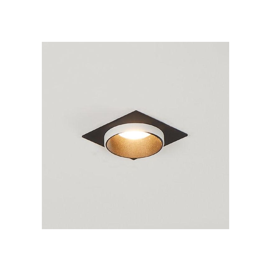 Eglo - Recessed light 1xGU10/35W/230V black