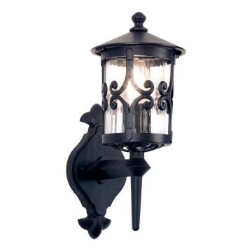 Elstead - Outdoor wall light HEREFORD 1xE27/100W/230V IP23 black