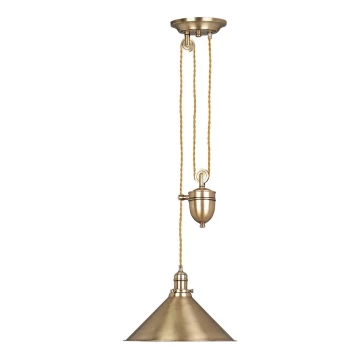 Elstead PV-P-AGB - Chandelier on a string PROVENCE 1xE27/100W/230V brass