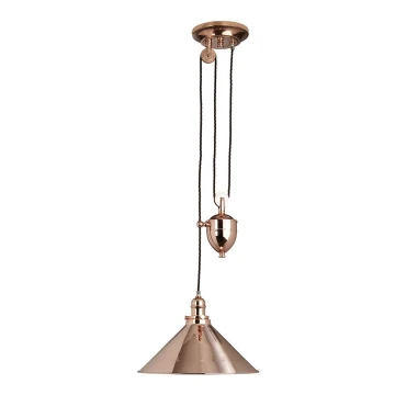 Elstead PV-P-CPR - Chandelier on a string PROVENCE 1xE27/100W/230V copper