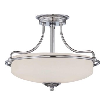 Elstead - Surface-mounted chandelier GRIFFIN 3xE27/100W/230V shiny chrome