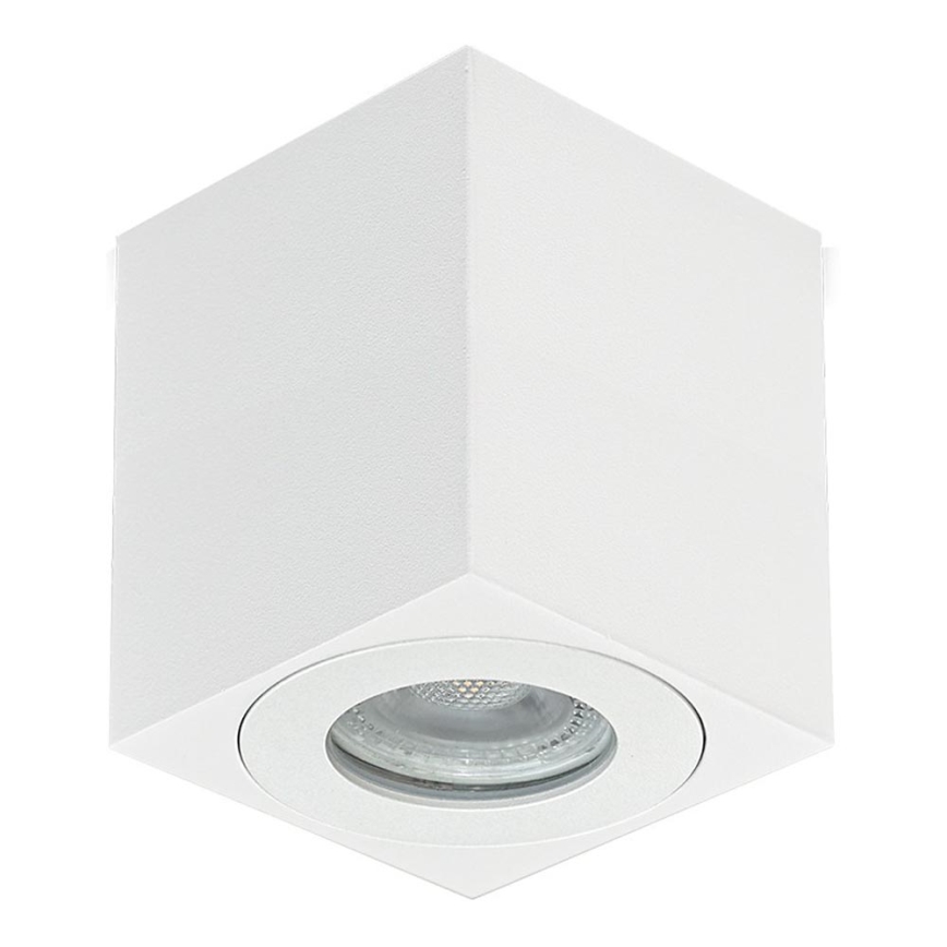 Emithor 48622 - Bathroom spotlight ALUX 1xGU10/35W/230V IP44 angular white