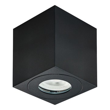 Emithor 48623 - Bathroom spotlight ALUX 1xGU10/35W/230V IP44 angular black