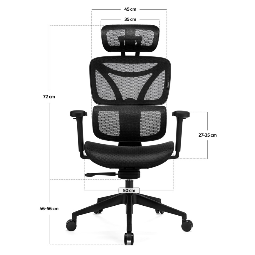 Ergonomic office chair LEVANO black