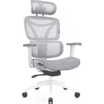 Ergonomic office chair LEVANO grey/white/black