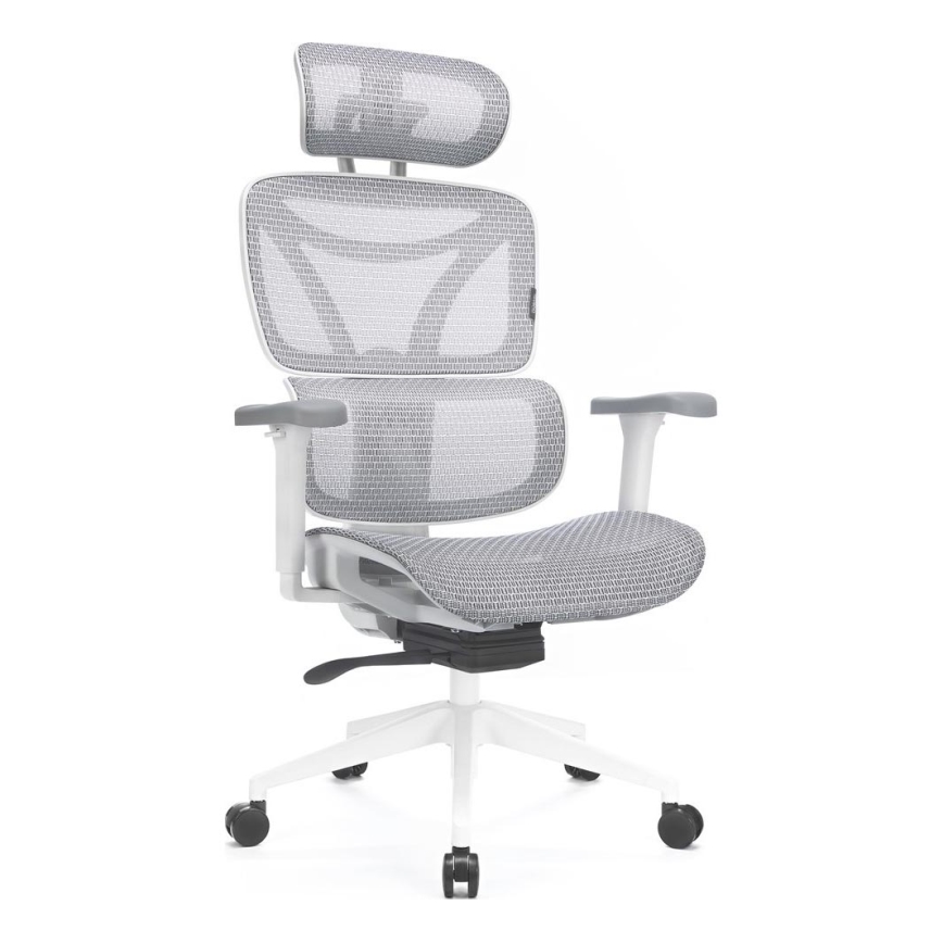 Ergonomic office chair LEVANO grey/white/black