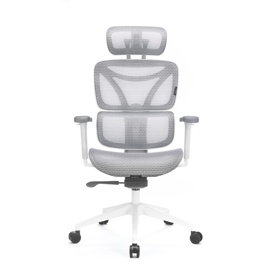 Ergonomic office chair LEVANO grey/white/black