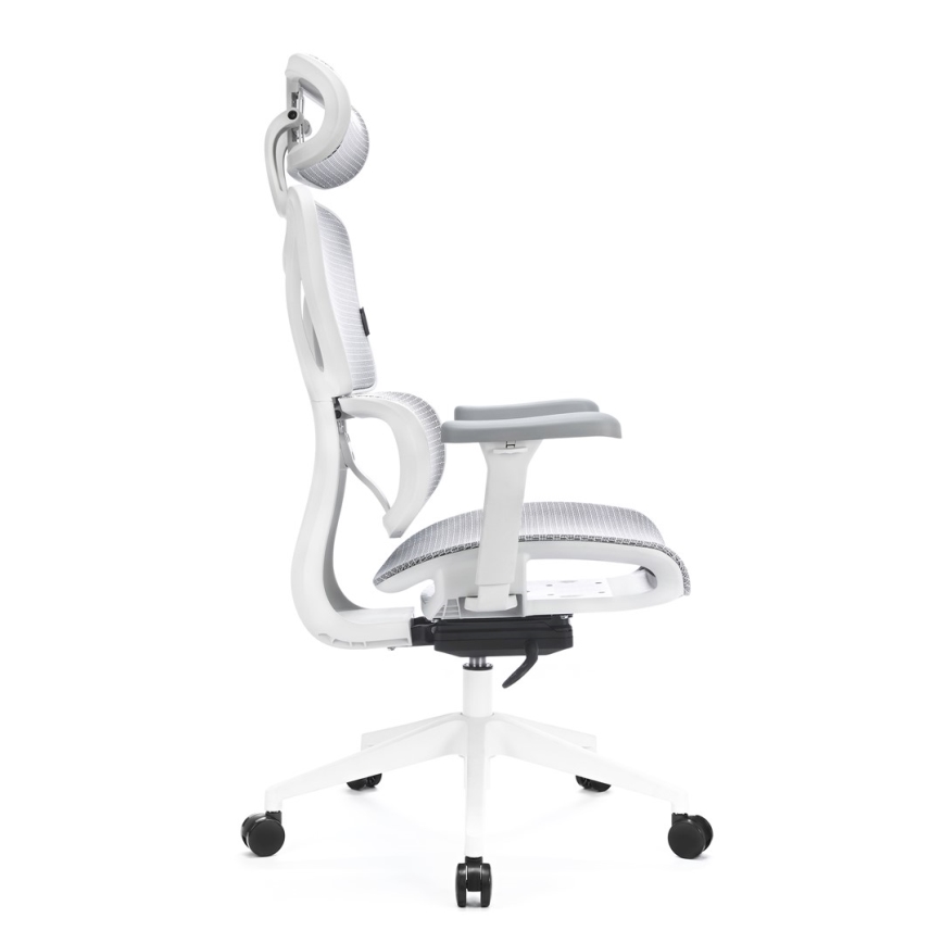 Ergonomic office chair LEVANO grey/white/black