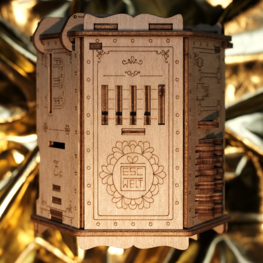 EscapeWelt - 3D wooden mechanical puzzle Fort Knox Pro