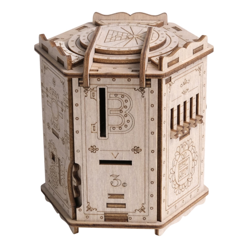 EscapeWelt - 3D wooden mechanical puzzle Fort Knox Pro