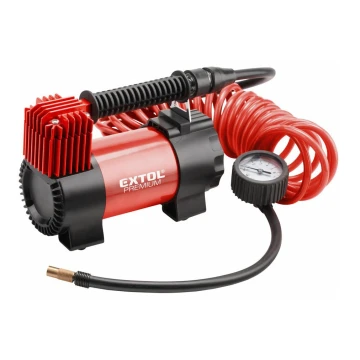 Extol Premium - Car compressor 12V with bag and accessories