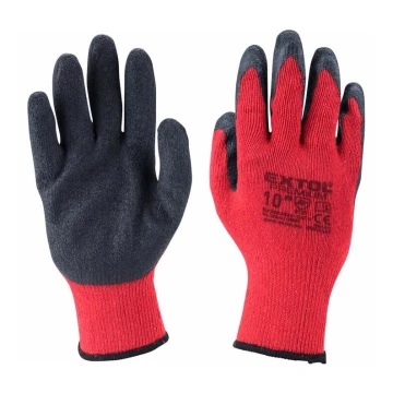 Extol Premium - Work gloves size 10" red/grey