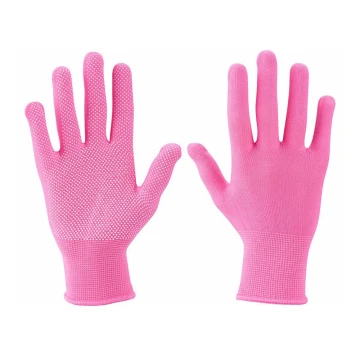 Extol - Work gloves size 7" pink