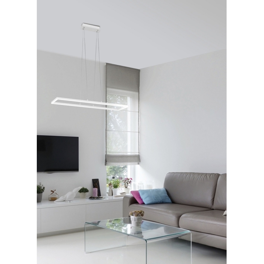 Fabas Luce 3394-45-102 - LED Dimmable chandelier on a string BARD LED/52W/230V 3000K white