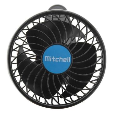 Fan with clip USB 4W/5V black