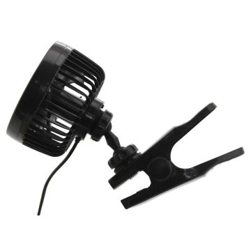 Fan with clip USB 4W/5V black