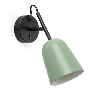 FARO 28259 - Wall lamp STUDIO 1xE14/8W/230V green/black