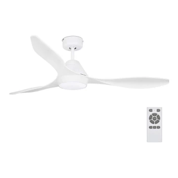 FARO 33346 - LED Ceiling fan POLARIS LED/18W/230V white d. 132 cm + remote control
