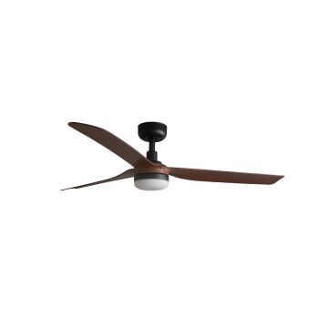 FARO 33817WP-21 - LED Ceiling fan PUNT M LED/24W/230V brown/black d. 130 cm SMART + remote control