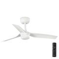 FARO 33820-1TW - LED Dimmable ceiling fan MINI PUNT S LED/10W 2700/4000/6000K d. 90 cm + remote control