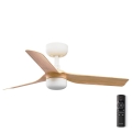 FARO 33821-1TW - LED Dimmable ceiling fan MINI PUNT S LED/10W 2700/4000/6000K d. 90 cm + remote control