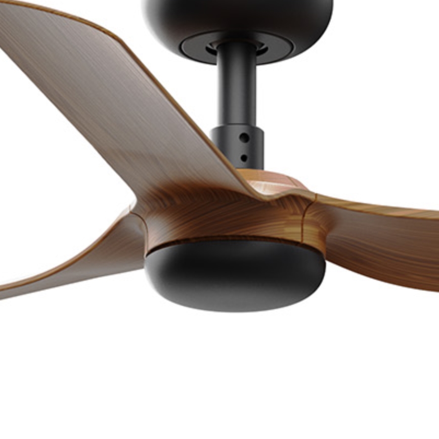 FARO 33823WP - Ceiling fan MINI PUNT S brown/black d. 90 cm SMART + remote control