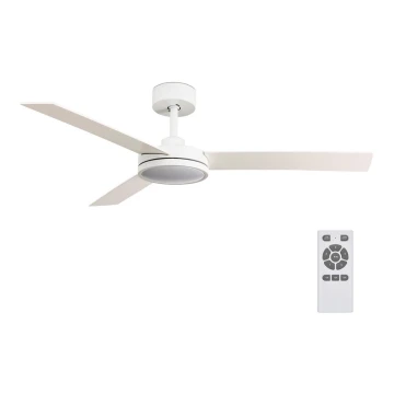 FARO 34260 - LED Ceiling fan BARTH LED/24W/230V 2700/4350/6000K white + remote control