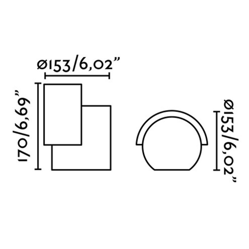 FARO 70576 - LED Outdoor wall light NOBORU LED/16W/230V IP65