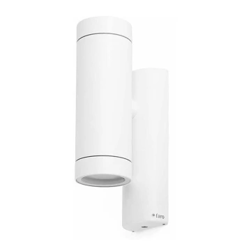 FARO 75500 - Outdoor wall light STEPS 2xGU10/35W/230V IP44