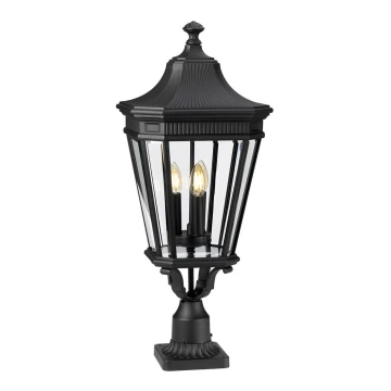 Feiss - Outdoor lamp COTSWOLD LANE 3xE14/60W/230V IP44 black