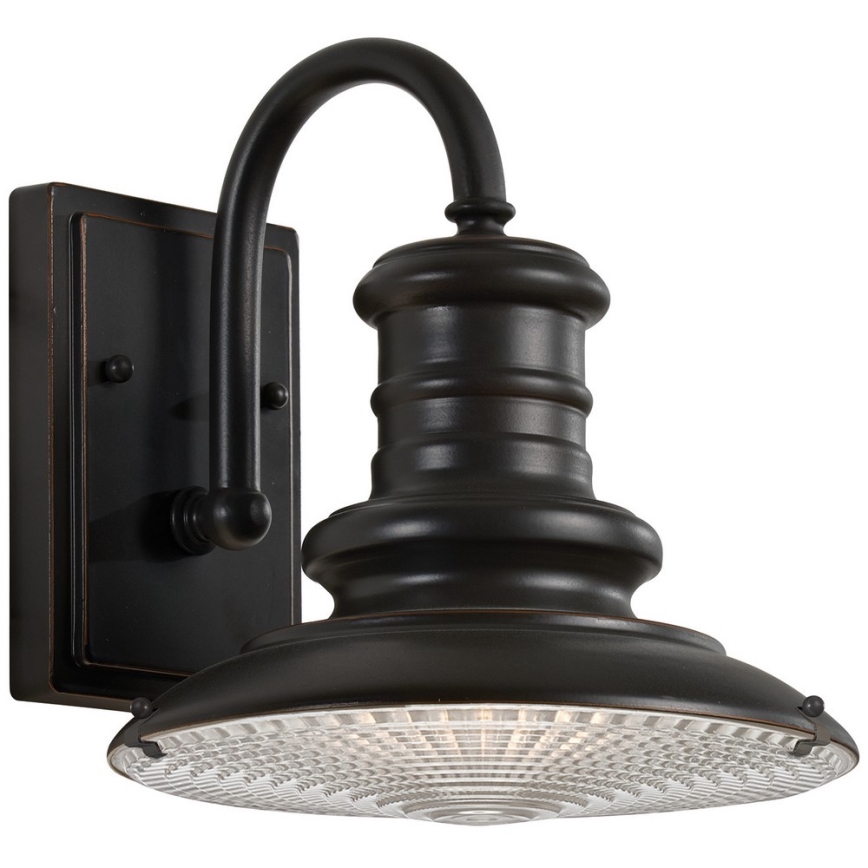 Feiss - Outdoor wall light REDDING STATION 1xE27/100W/230V IP44 black