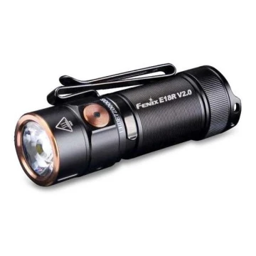 Fenix E18RV20 - LED Rechargeable flashlight LED/USB IP68 1200 lm 200 hrs