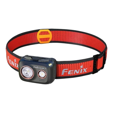 Fenix HL32RTBLCK - LED Rechargeable headlamp LED/USB IP66 800 lm 300 h black/orange