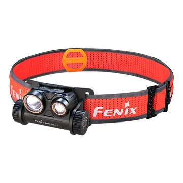 Fenix HM65RDTBLC - LED Rechargeable headlamp LED/USB IP68 1500 lm 300 h black/orange