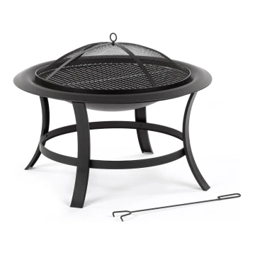 Fieldmann - Portable campfire ring with a grate d. 74 cm